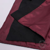 Gothic Dark Vampire-Style Long Trench Costume