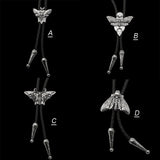 Gothic Death Moth Zinc Alloy Bolo Tie | Gthic.com