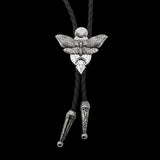 Gothic Death Moth Zinc Alloy Bolo Tie | Gthic.com