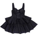 Gothic Double-Layered Polyester Party Dress | Gthic.com