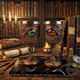 Gothic Eye of the Dragon Mystical Stainless Steel Goblet | Gthic.com