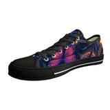 Gothic Garden Flora and Fauna Print Canvas Shoes