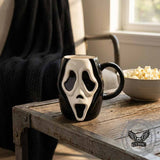 Gothic Ghostface Horror Mask Ceramic Mug | Gthic.com