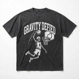 Gothic Gravity Defied Skull Dunk Vintage Washed T-shirt | Gthic.com