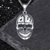 Gothic Laughing Skull Stainless Steel Pendant | Gthic.com
