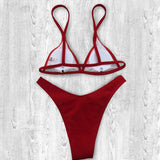 Gothic Letters Skull Print Bikini Set | Gthic.com