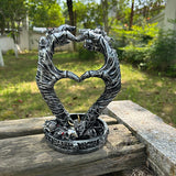 Gothic Love Heart Hands Jewelry Holder | Gthic.com