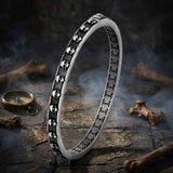 Gothic Multi-Skull Pattern Stainless Steel Bracelet | Gthic.com