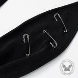 Gothic Paperclip Rabbit Ears Loose Hoodie Coat