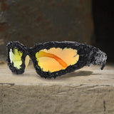 Gothic Personality Drip Glue Brushed Polarized PC Sunglasses | Gthic.com