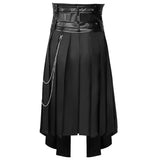 Gothic Pleated Adjustable Men's Skirt | Gthic.com