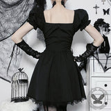 Gothic Rose Embroidered Off Shoulder Dress | Gthic.com