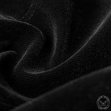 Chaqueta gótica de pana de sarga con cola de tijera