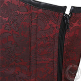 Gothic Side Zipper Halter Top Corset