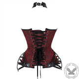 Gothic Side Zipper Halter Top Corset | Gthic.com