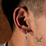 Gothic Skeleton Stainless Steel Drop Earrings | Gthic.com