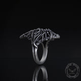 Gothic Skeleton Treasure Sterling Silver Ring