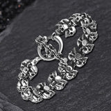 Gothic Skull Domineering Stainless Steel Bracelet | Gthic.com