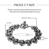 Gothic Skull Domineering Stainless Steel Bracelet