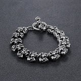 Gothic Skull Domineering Stainless Steel Bracelet | Gthic.com