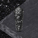 Gothic Skull Head Halloween PU Leather Bracers