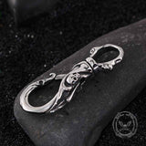 Gothic Skull Stainless Steel Keychain 02 | Gthic.com