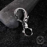 Gothic Skull Stainless Steel Keychain 03 | Gthic.com