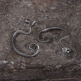 Gothic Snake Stainless Steel Stud Earrings