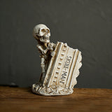 Gothic Spider-Man Skull Resin Vase & Pen Holder