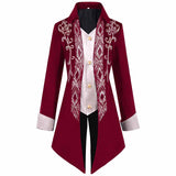 Gothic Victorian Button Lapel Tuxedo Costume