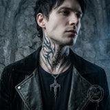 Gothic Woven Cross Stainless Steel Pendant | Gthic.com