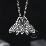 Grim Reaper Butterfly Skull Stainless Steel Pendant