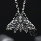 Grim Reaper Butterfly Skull Stainless Steel Pendant | Gthic.com