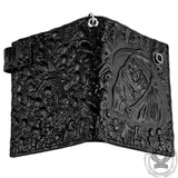 Grim Reaper PU Leather Skull Wallet | Gthic.com
