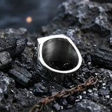Grim Reaper Stainless Steel Gothic Skull Ring