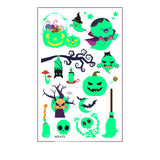 Halloween Cartoon Luminous Waterproof Tattoo Stickers