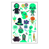 Halloween Cartoon Luminous Waterproof Tattoo Stickers
