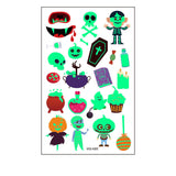 Halloween Cartoon Luminous Waterproof Tattoo Stickers