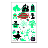 Halloween Cartoon Luminous Waterproof Tattoo Stickers