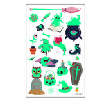 Halloween Cartoon Luminous Waterproof Tattoo Stickers