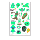 Halloween Cartoon Luminous Waterproof Tattoo Stickers