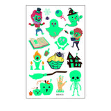 Halloween Cartoon Luminous Waterproof Tattoo Stickers
