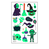 Halloween Cartoon Luminous Waterproof Tattoo Stickers