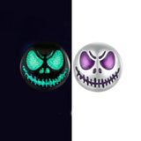 Halloween Luminous Ghost Sterling Silver Stud Earrings