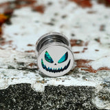 Halloween Pumpkin Stainless Steel Ear Gauges