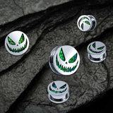 Halloween Pumpkin Stainless Steel Ear Gauges