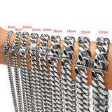 Heavy Cuban Link Chain Stainless Steel Necklace | Gthic.com