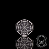 Helm of Awe Valknut Sterling Silver Viking Ring 03 | Gthic.com