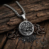 Hip-Hop Dragon Head Design Stainless Steel Pendant | Gthic.com