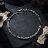 Hip-Hop Splicing Stainless Steel Clavicle Necklace